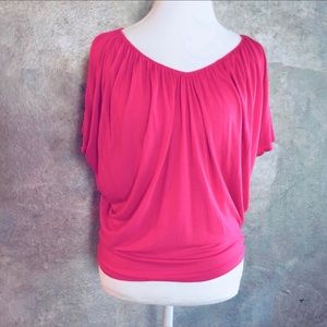 GUESS Los Angeles Collection Fuchsia Blouson Top S